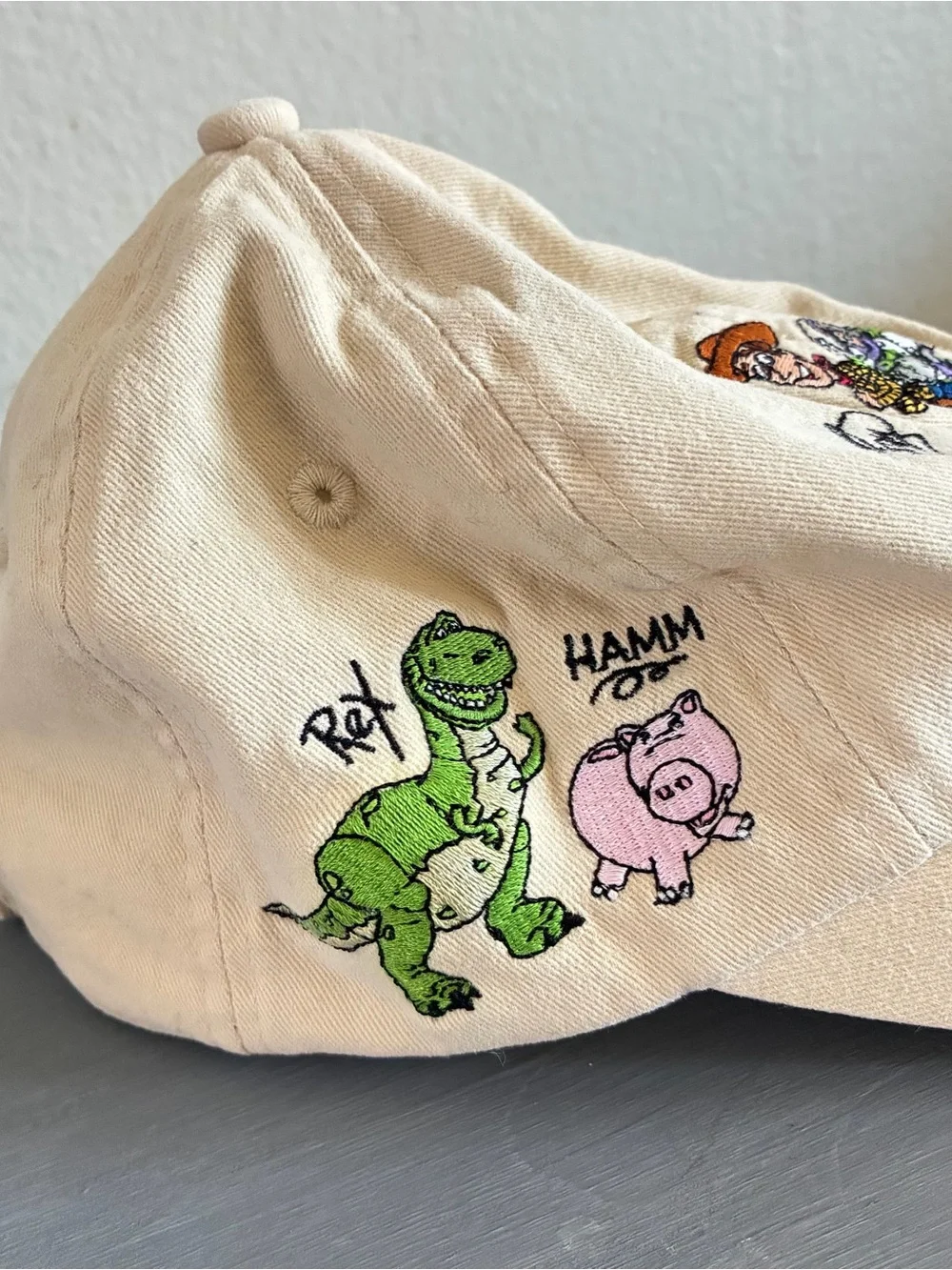 Vintage 90s Disneyland Resort Toy Story Baseball Hat Cap Woody Buzz Lightyear